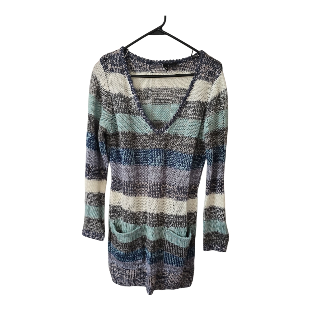 Ultra Flirt Multicolor V-Neck Sweater